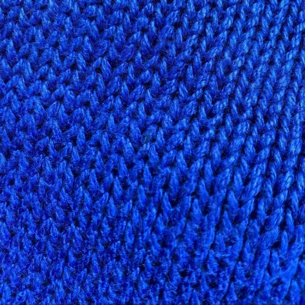 Polo Ralph Lauren Yacht Blue Linen Cotton Blend Toggle Shawl Collar L/S Sweater
